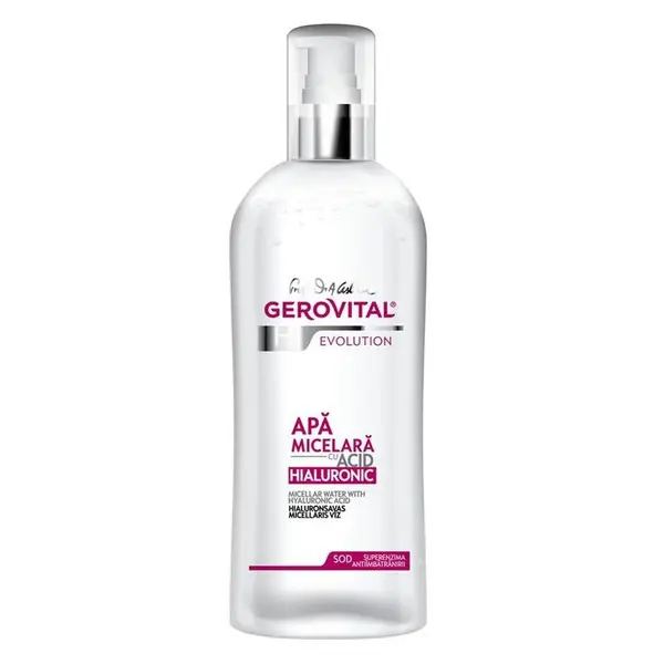 Apa micelara cu acid hialuronic H3 Evolution, Gerovital | 150 ml