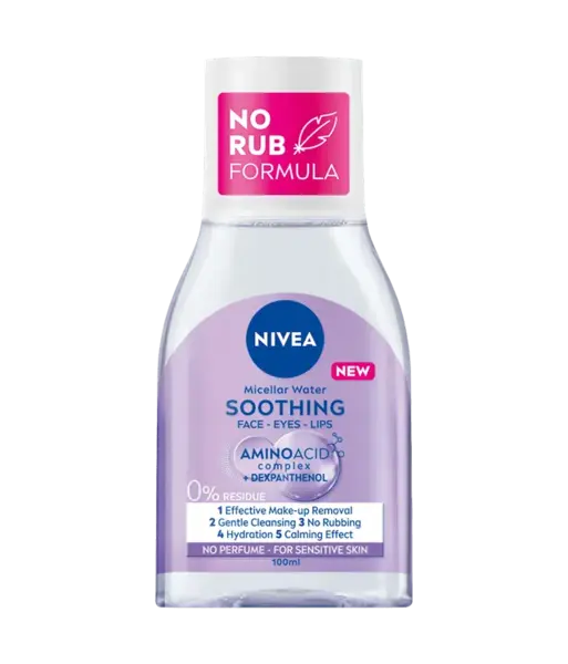 Apa micelara cu efect calmant pentru ten sensibil, 100ml, Nivea