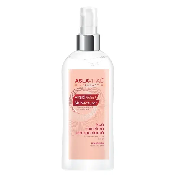 Apa micelara demachianta, ten sensibil, 150ml, Aslavital