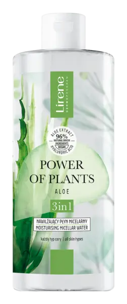 Apa micelara hidratanta Aloe Power Of Plants, 400ml, Lirene