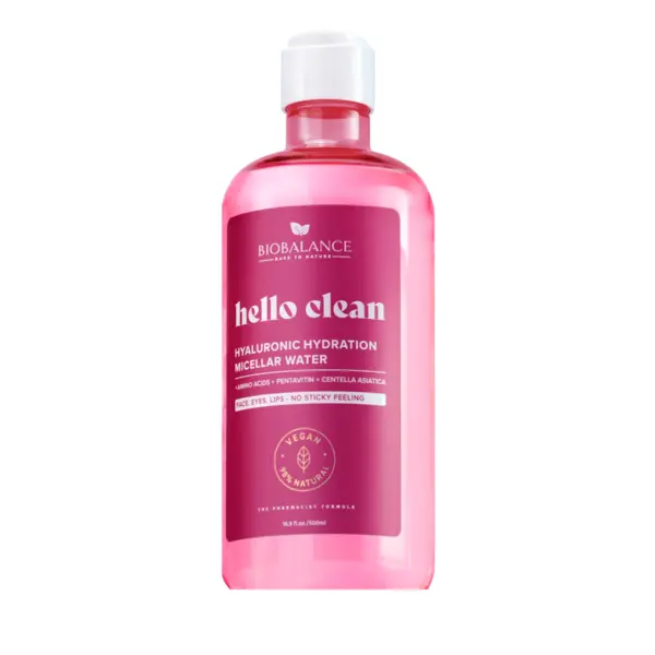 Apa micelara Hyaluronic Hydration Hello Clean, 500ml, Bio Balance