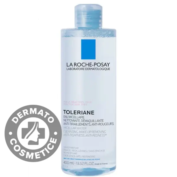 Apa micelara pentru demachiere piele reactiva fata si ochi, 400ml, La Roche-Posay