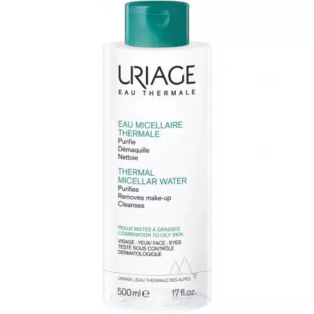 Apa micelara termala pentru ten cu tendinta de ingrasare, 500 ml, Uriage