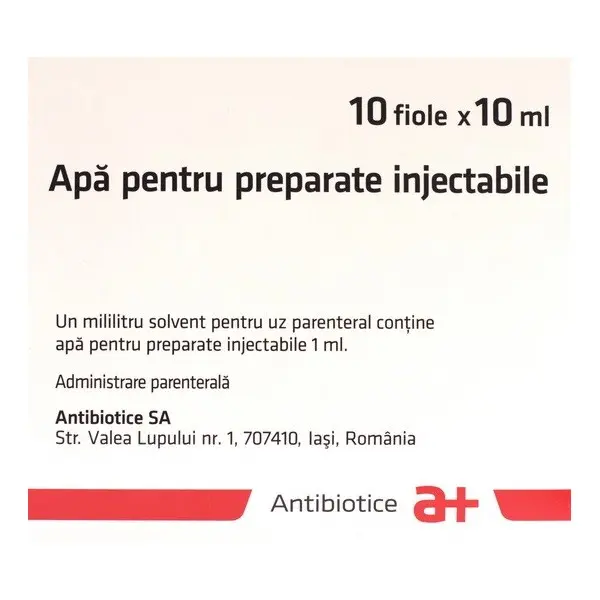 APA PENTRU PREPARATE INJECTABILE X 10