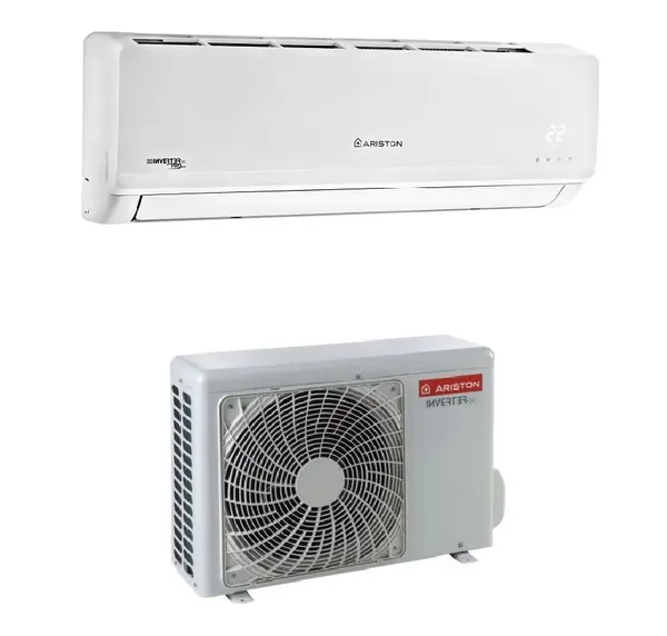 Aparat aer conditionat ARISTON PRIOS 70 inverter 24000 BTU, Clasa A++, A+, Clasa A++, Functie incalzire, 2D Inverter, functie Sleep, Auto-Restart, Follow Me, display ascuns, Alb