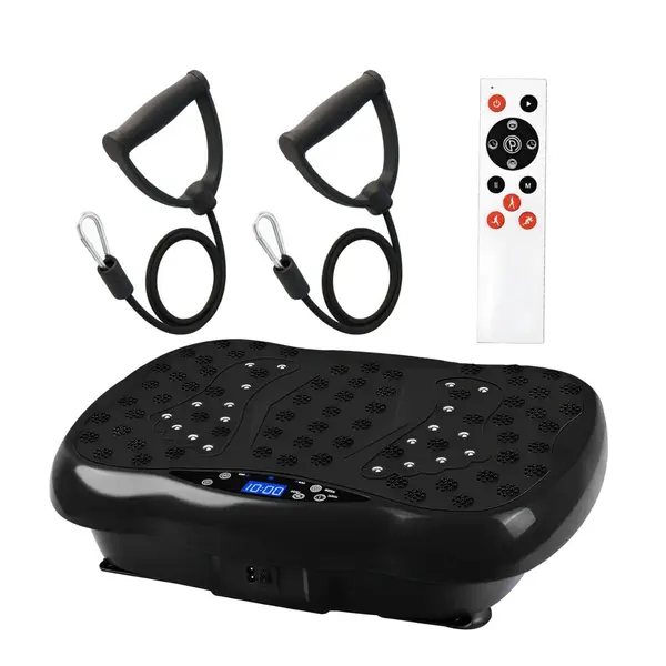 Aparat cu vibromasaj NewEvo, Platforma vibrationala,120 niveluri de viteza, afisaj LED, 50Hz, 200W, Amplitudinea vibratiei 0.8 mm, Greutate maxim