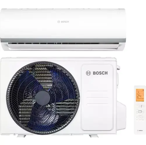 Aparat de aer conditionat Bosch Climate 2000, 18000 BTU, Clasa A++/A+, Inverter, Catalizator rece, Ionizare, Follow Me, Wind avoid me (Alb)