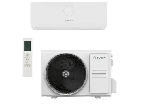 Aparat de aer conditionat Bosch Climate 3000i, 24000 BTU, A++/A+, Filtru catalizator rece, functie Wind avoid me, functie Follow-me, Wi-Fi Ready (Alb)
