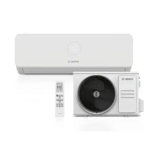 Aparat de aer conditionat BOSCH Climate 3200i, 12000 BTU, Clasa A++/A+, Wind avoid me, Follow-me, Wi-Fi Ready (Alb)