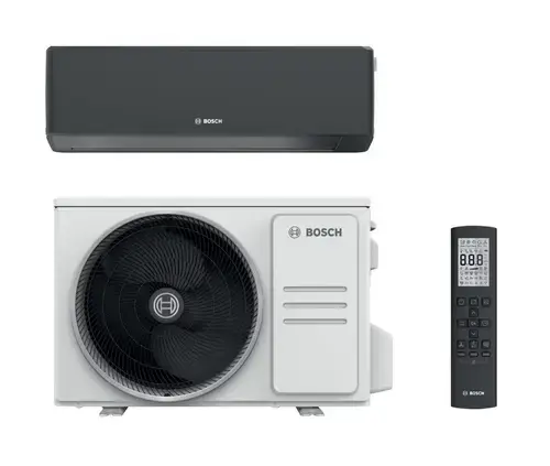Aparat de aer conditionat Bosch Climate 7000i, 18000 BTU, Wi-Fi, Clasa A+++/A+++, Save Plus, Power Control, Wind Avoid Me,3D Airflow, i-Clean, Follow me (Negru)