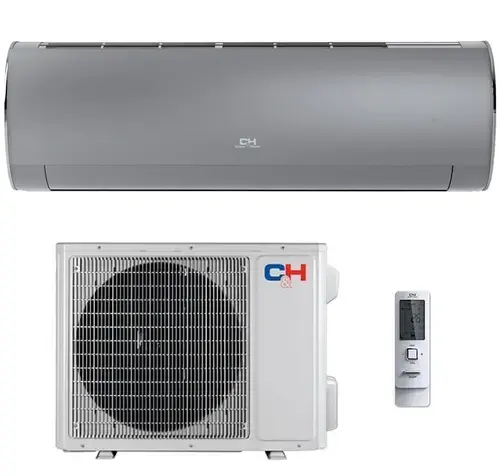 Aparat de aer conditionat Cooper&Hunter Daytona CH-S09FTXD-BL, 9000 BTU, Clasa A++/A+++, Inverter, Wi-Fi, I FEEL, Auto-restart, BLUE-FIN (Argintiu)