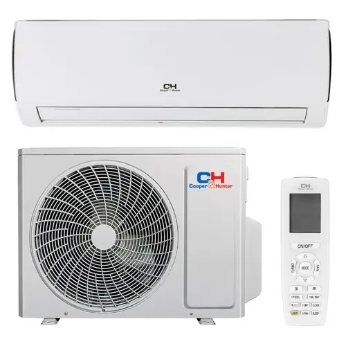 Aparat de aer conditionat Cooper&Hunter Veritas CH-S09FTXQ, 9000 BTU, Clasa A++/A+, Inverter, Wi-Fi, I FEEL, Auto-restart, Auto-diagnosticare, I-Action, BLUE-FIN (Alb)