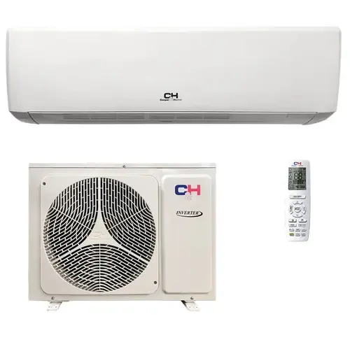 Aparat de aer conditionat Cooper&Hunter Vital CH-S12FTXF, 12000 BTU, Clasa A++/A+, Inverter, Wi-Fi, I FEEL, Auto-restart, Auto-diagnosticare, BLUE-FIN (Alb)