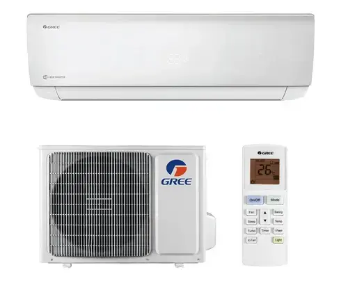 Aparat de aer conditionat Gree Bora A4 Silver GWH09AAAXB-K6DNA4B, model 2024, 9000 BTU, A++/A+, Wi-Fi, Inverter, Cold Plasma, Kit instalare inclus (Alb)