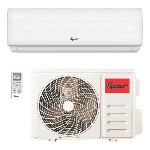 Aparat de aer conditionat KYATO Eco 24000 BTU Kyato-24R32 HC32-WiFi, Inverter, Clasa A++, I Feel, ECO, Autorestart, Wi-Fi Incorporat (Alb)