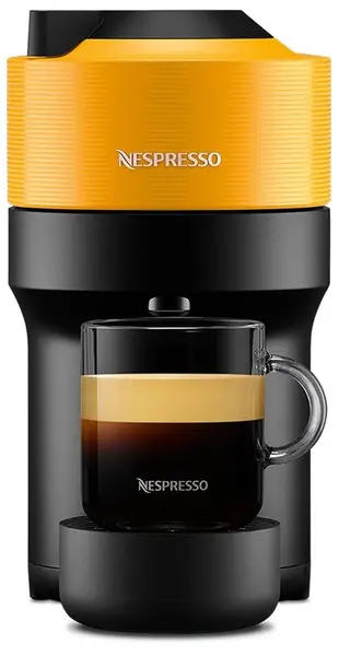 Aparat de cafea cu capsule Nespresso - Vertuo Pop, GDV2-EUYENE-S, 0.6 l, Mango Yellow
