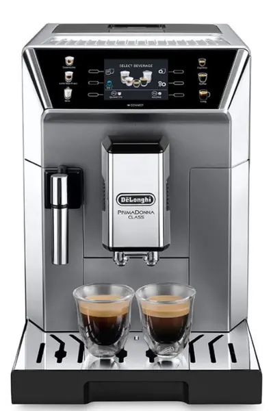 Aparat de cafea De'Longhi - PrimaDonna Class, ECAM 550.85.MS, 19 bar, 2 l, argintiu