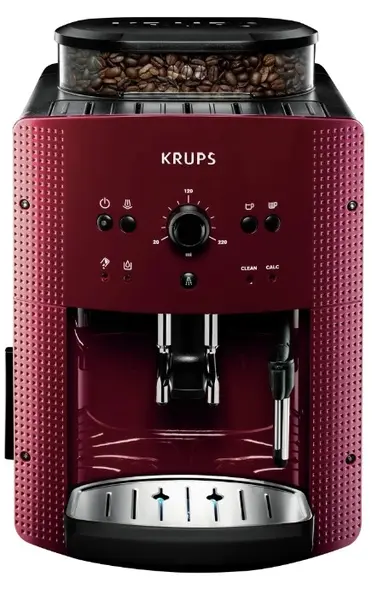 Aparat de cafea Krups - Espresseria Automatic, 15 bar, 1.7 l, roşu