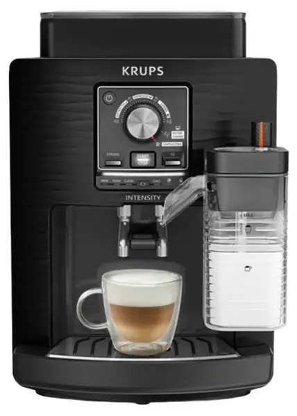 Aparat de cafea Krups - Intensity Milk EA5028E0, 15 bar, 1,7 l, negru