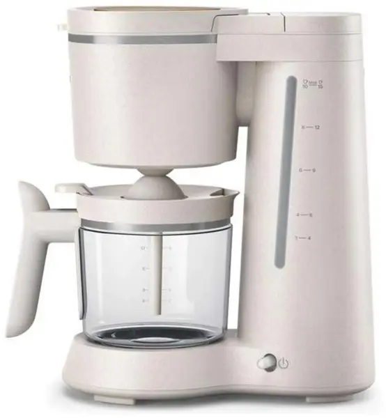 Aparat de cafea Philips - HD5120/00, 1.2 l, alb mat