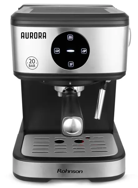 Aparat de cafea Rohnson - R-988, 20bar, 1.2l, neagră/argintie