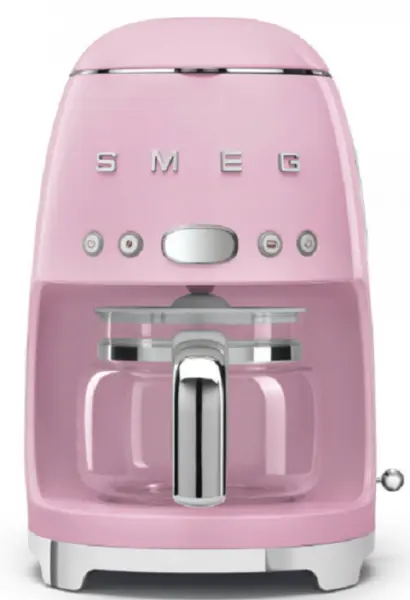 Aparat de cafea Schwarz Smeg DCF02PKEU, 1.4 l, 1050 W, roz