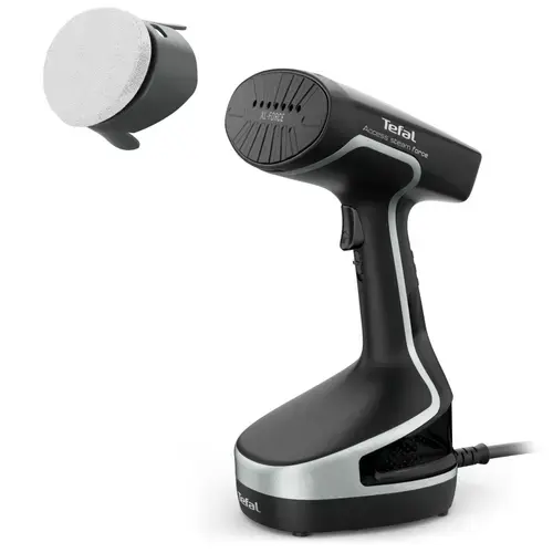Aparat de calcat vertical cu abur TEFAL Access Steam 2 în 1, DT8270E1, 2000 W, jet de abur 90 g/min, functie AUTO OFF (Negru)