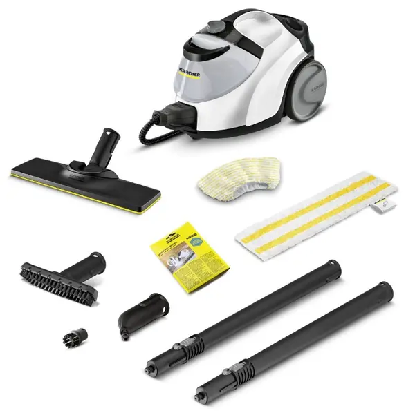 Aparat de curățat cu abur Karcher - SC 5 EasyFix Iron Plug, 2200W, 1.5 l, alb