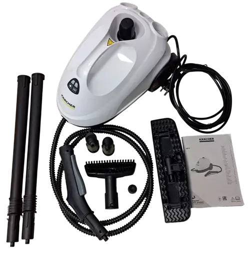 Aparat de curatat cu aburi Karcher KST 2, 1.512-601.0, 1500 W, 75mp, 3.2 bar, timp incalzire 6.5 min (Alb/Negru)