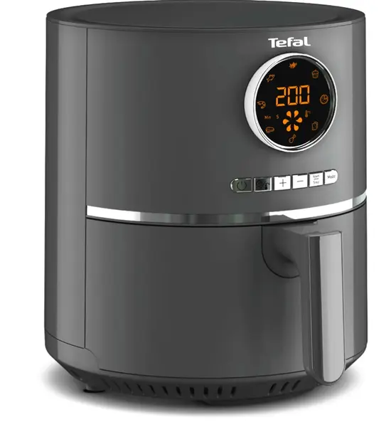 Aparat de gătit sănătos Tefal - Ultra Fry Digital EY111B15, 1400W, gri