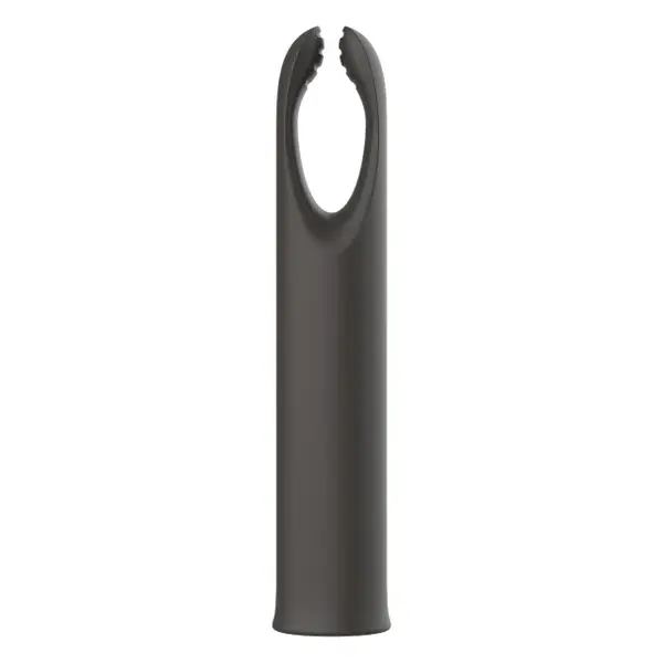 Aparat de masaj DREAMTOYS Nude Ace Massager, pentru corp și zone intime, 10 funcții de vibrație, rezistent la apă IPX6, gri