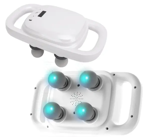 Aparat de masaj S2 cu 4 capete puternice afisaj LCD si manere ergonomice