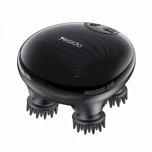 Aparat de Masaj Scalp Yesido MG04, Wireless, EMS (Negru)