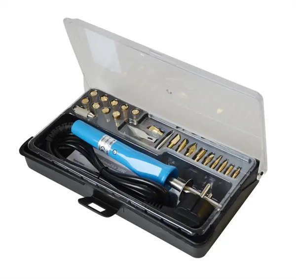 Aparat de pirogravat Set pentru lemne 30W + 20 vârfuri