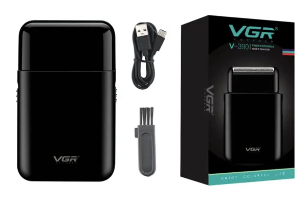 Aparat de ras electric profesional VGR V 390 reincarcabil USB