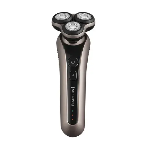 Aparat de ras electric Remington XR1770, Autonomie 60 minute, PivotBall 360, Inele Shave Comfort, 3 indicatoare LED (Negru/Bej)