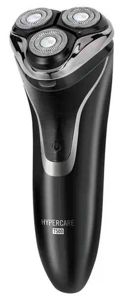 Aparat de ras electric Teesa HYPERCARE T500 TSA0569, 7200 rpm, IPX6, Acumulator NiMH, Autonomie 45 min, Trimmer incorporat (Negru/Gri)