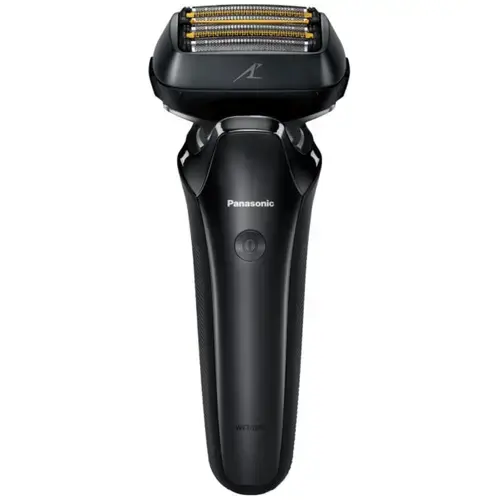 Aparat de ras Panasonic ES-LS6A-K803, 6 lame, inchJapanese Blade Technologyinch, Trimmer, Senzor pentru barba, 50min autonomie Li-Ion, Wet & Dry, Cap Flexibil 22D, Cutie de transport, Negru