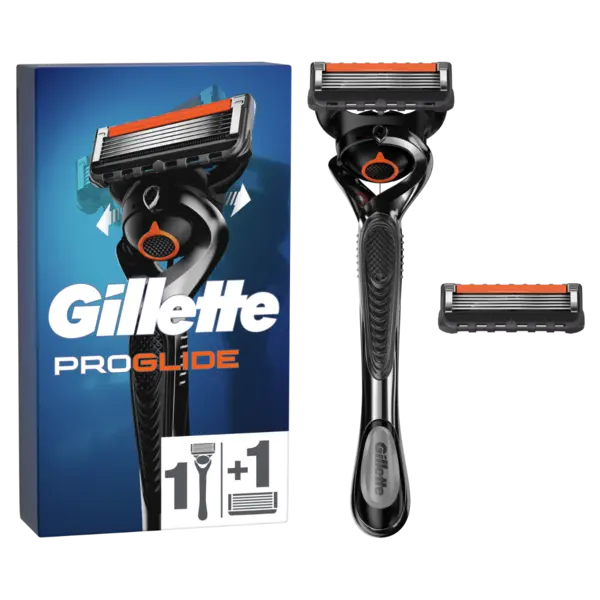 Aparat de ras pentru barbati Proglide + rezerva, 1 bucata, Gillette