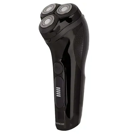 Aparat de ras rotativ SENCOR SMS4210BK, autonomie 50 de minute, cutite din otel inoxidabil (Negru)