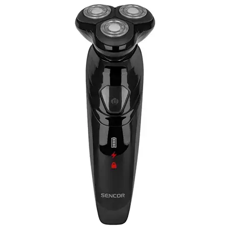 Aparat de ras rotativ SENCOR SMS5510BK, autonomie 60 de minute, lame din otel inoxidabil (Negru)