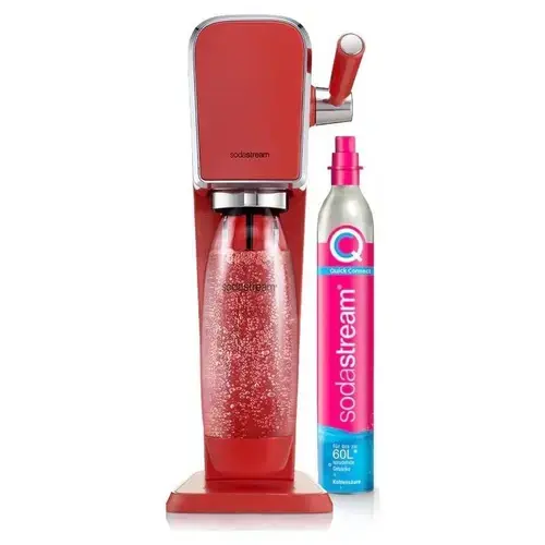 Aparat de sifon SodaStream Art (Rosu)