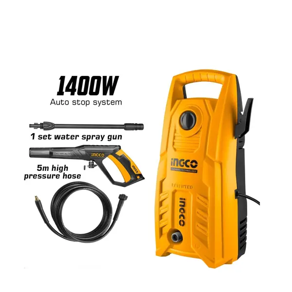 Aparat de Spalat cu Presiune 1400W 130bar INGCO HPWR14008