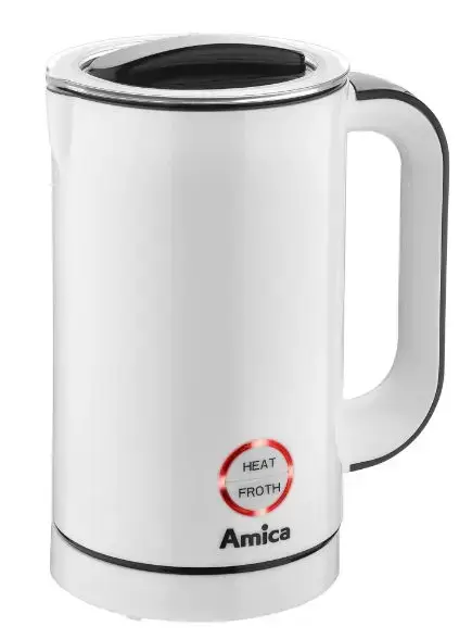 Aparat de spumare a laptelui Amica FD 3011, 450 ml, 3 programe (Alb/Negru)