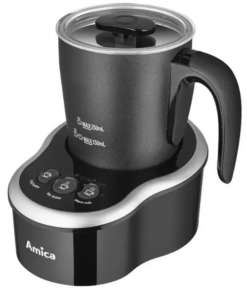 Aparat de spumare a laptelui Amica FD 4011, 800 ml, 3 programe (Negru)