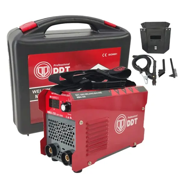 Aparat de sudura tip invertor, DDT PROFESSIONAL DDT-2003, MMA 350A, afisaj electronic LCD, tehnologie inalta, cutie transport