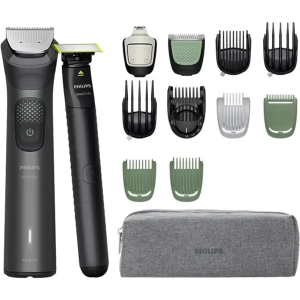Aparat de tuns 15in1 Philips Seria 9000 MG9531/15, Acumulator, 0.2-20 mm, Autonomie 120 min, Negru