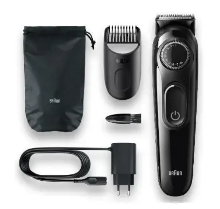 Aparat de tuns barba Braun BT3324 (Negru)