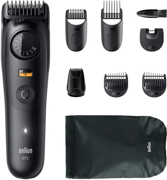 Aparat de tuns barba Braun - BT5560, Black/Mat