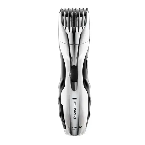 Aparat de tuns barba Remington Lithium Beard Barba MB350LC, Acumulator Litiu, 0,4-18 mm, Invelis Ceramic, Argintiu/Negru